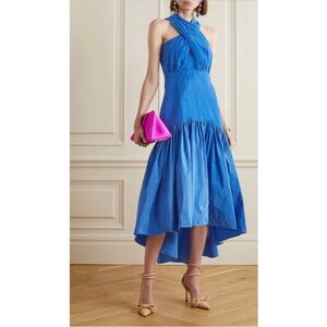 VERONICA BEARD Vibrant Blue High Low Dress